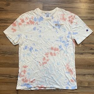 Short sleeve tie dye champion shirt